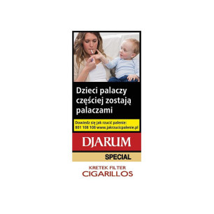 Cygaretki Djarum Special to wyśmienita mieszanka goździka, cynamonu.
