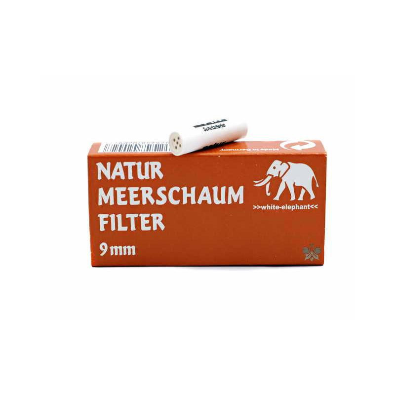 Filtry Natur Meerschaum 9mm 20 szt