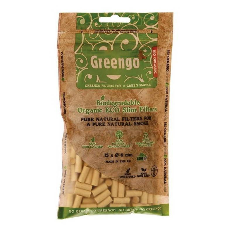 Filtry Greengo Slim Organic 200szt