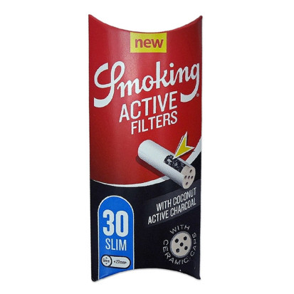 Filtry do Jointów Smoking Slim charcoal 6mm