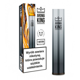 Bateria Aroma King o pojemności 500 mAh ładowana przez gniazdo USB-C.